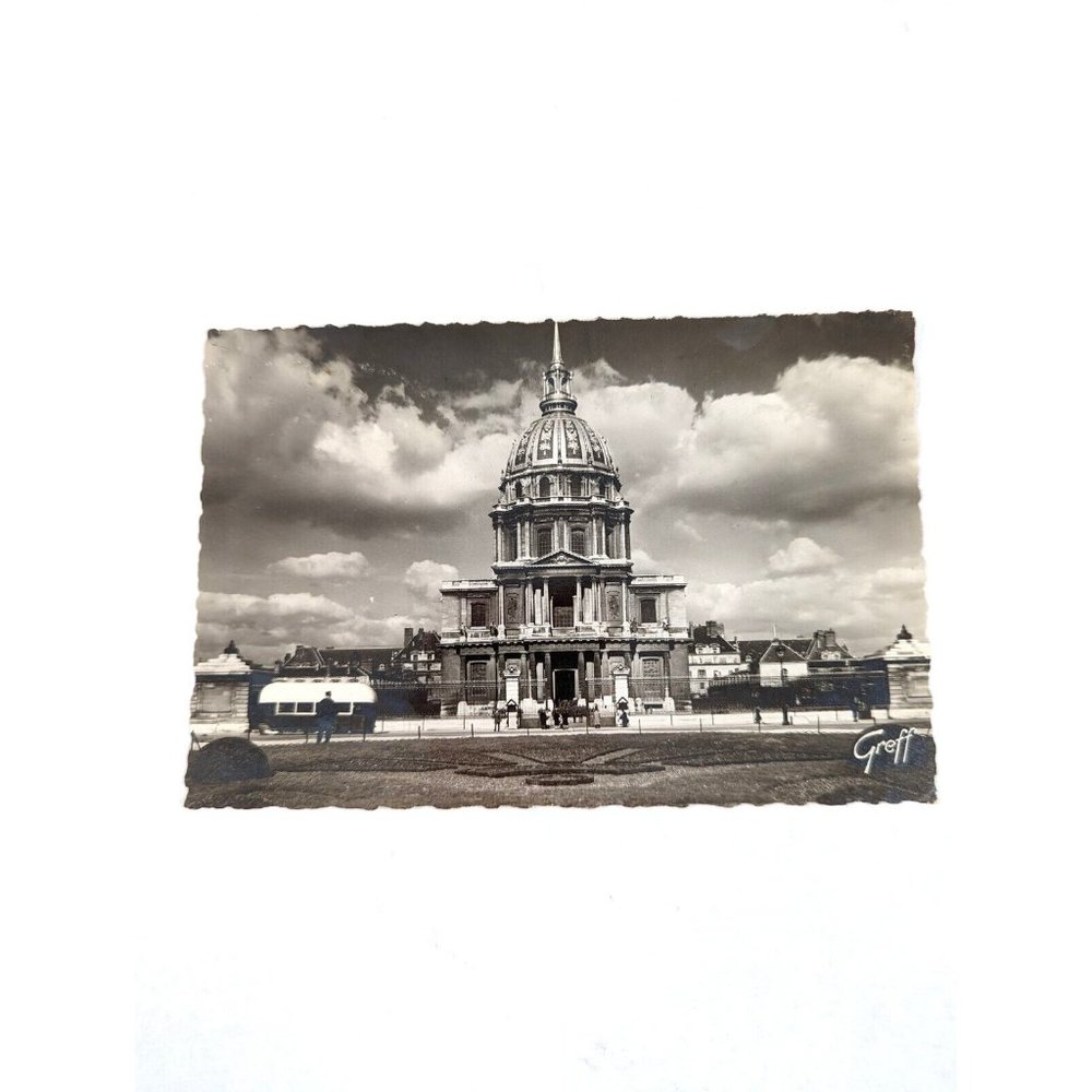 Vintage Postcard Paris France The Dome Tomb of Napoleon Dôme des Invalides